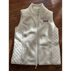 Vineyard Vines White Wool Vest size S